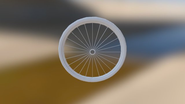 Bicycle Wheel 3D Model