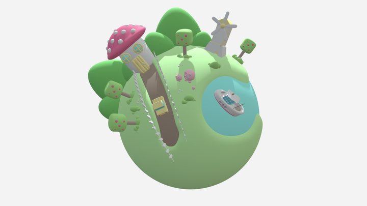 3D Modeling: Create a Clay World 3D Model