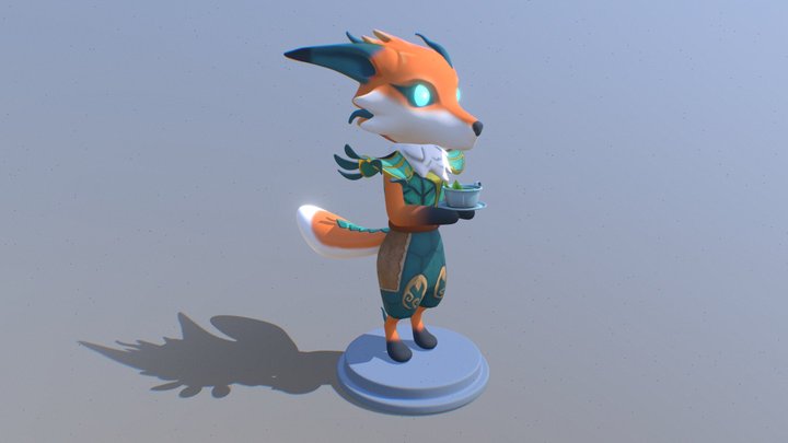 Fox from Against the Storm 3D Model