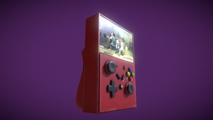 Retro Console 3D Model