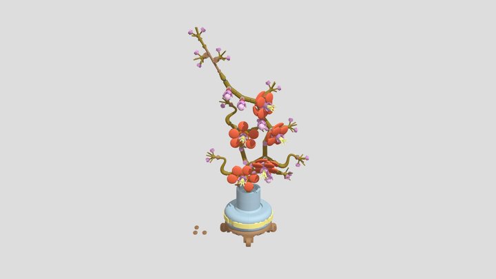 plum_blossom_10369 3D Model
