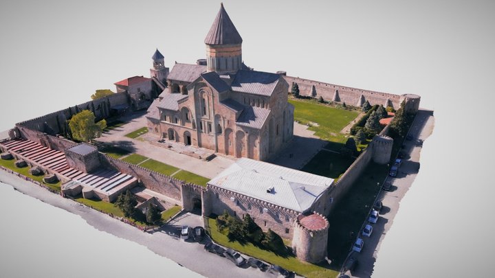 Svetitskhoveli Cathedral, Mtskheta, Georgia 3D Model