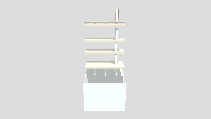 Shelf Exploded 3D Model