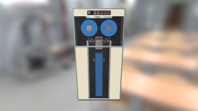IBM-729 Inspired Magnetic Tape Reader 3D Model