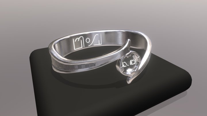 Bracelet with spell 3D Model
