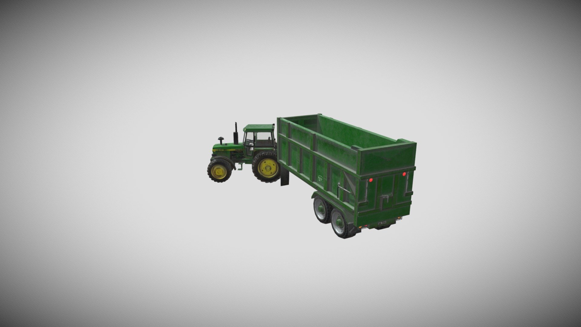 John Deere Tractor Buy Royalty Free 3D model by Masha (marushanik26