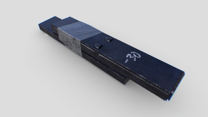 Double Mag with Scotch tape 3D Model