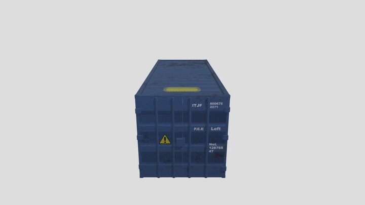 Shipping Container 3D Model