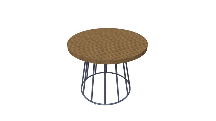 MESA AUXILIAR BIARRITZ S/ BALDE TIDELLI AGAVE