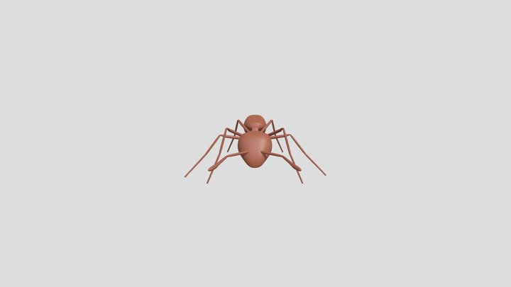 Rigged Ant 3D Model