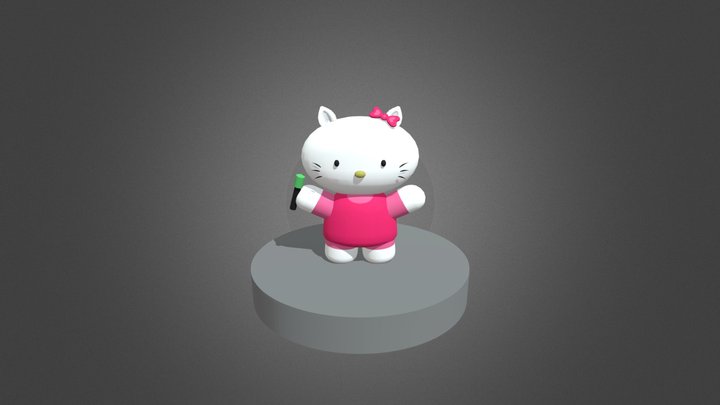 Hello Kitty 3D Model