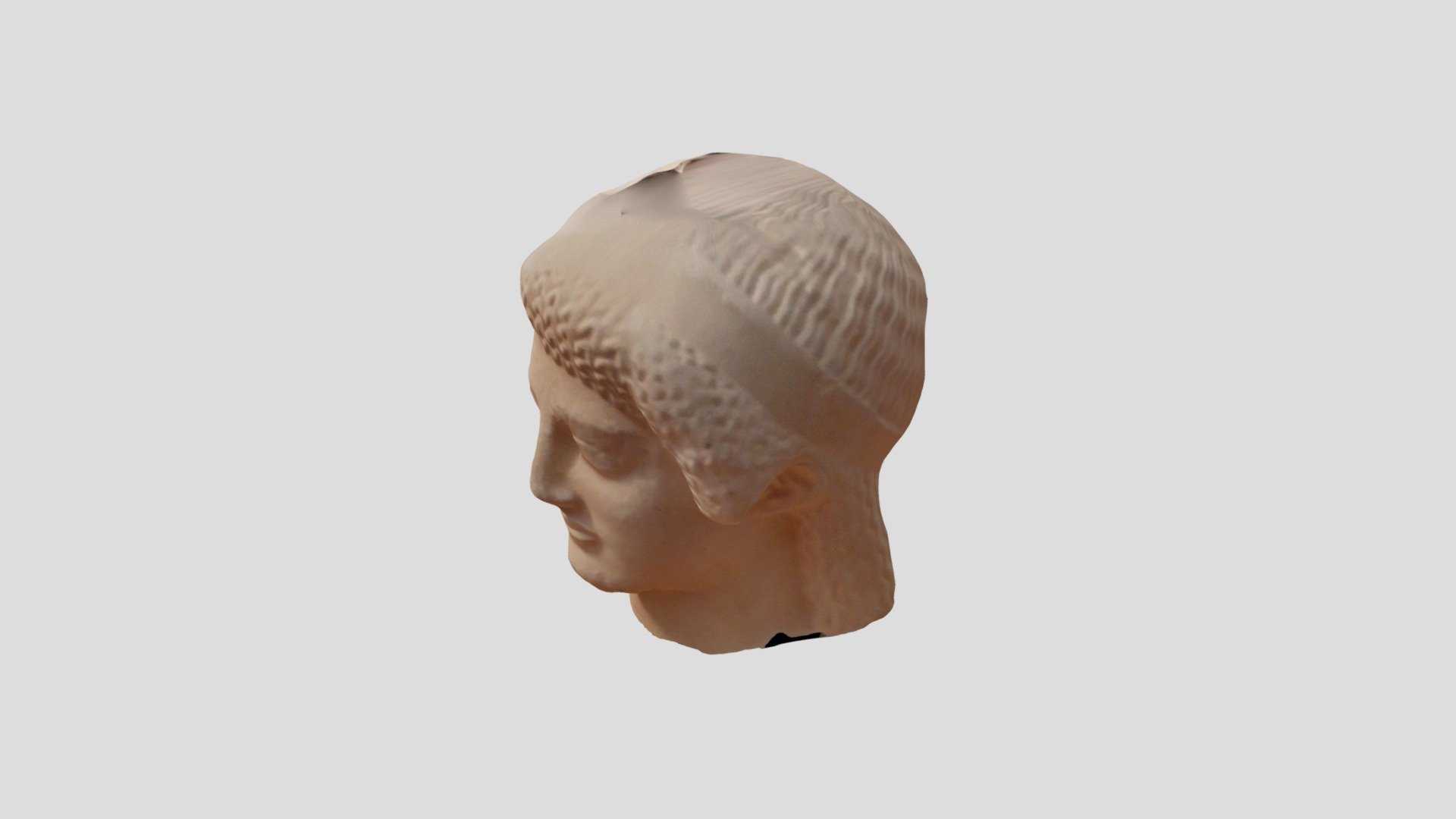 Ancient Greek bust of a teenager Download Free 3D model by kyriaki