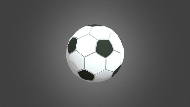 Lowpoly soccer ball