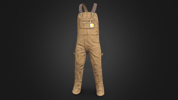 Carhartt Overalls 3D Model