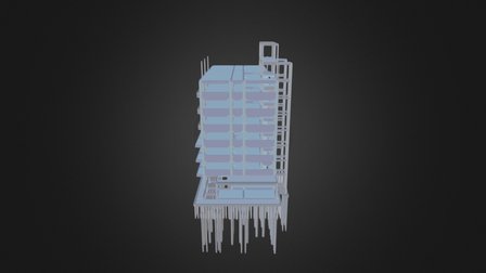 Edificação Pré-Fabricada de 9 pavs. 3D Model