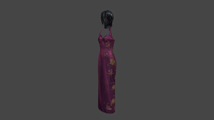 Ada Dress 3D Model