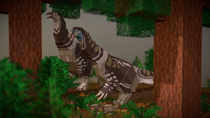 Therizinosaurs 3D Model