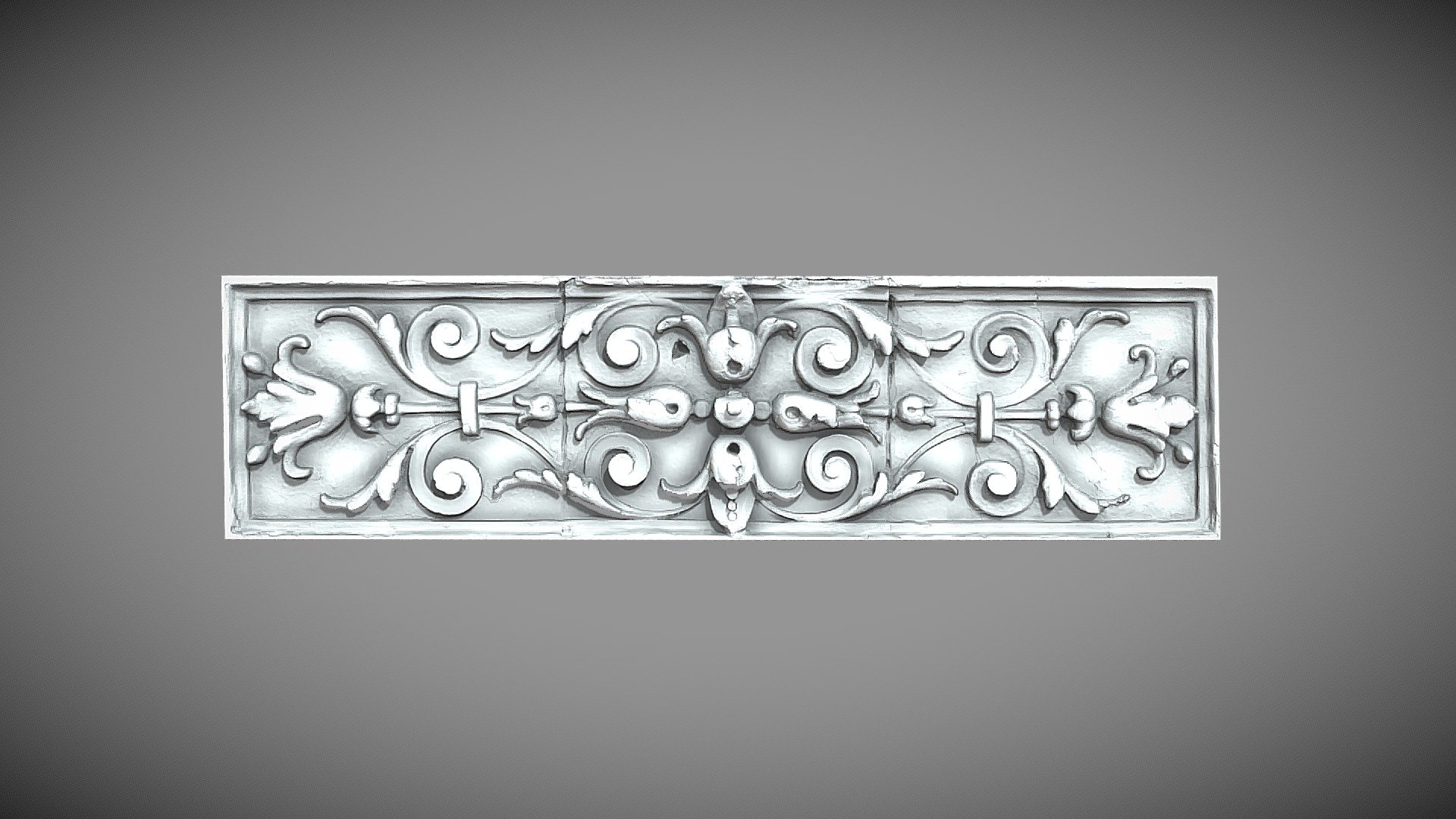 Cvjetna štukatura / Floral Stucco - 3D model by Default Cube Studio ...