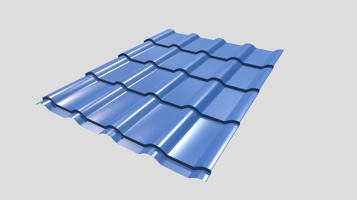 Steel roof Kamea 3D Model