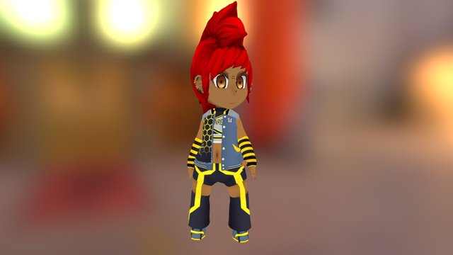 Unreal-chan Project - Chibi Jazzy 3D Model