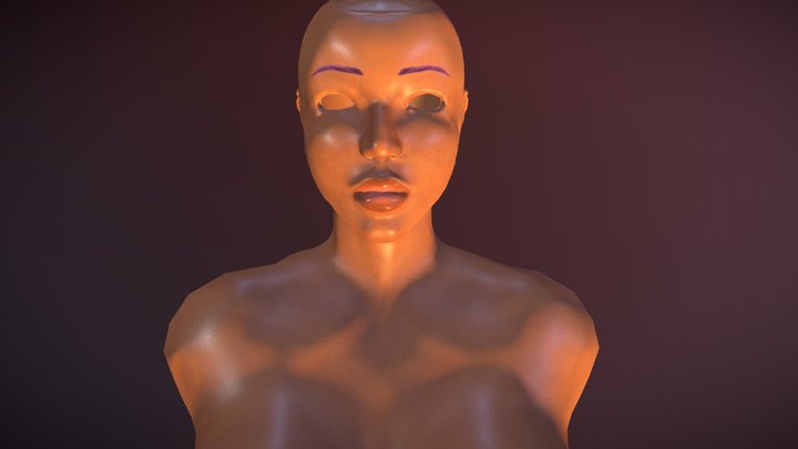 Rosa Bust 3D Model