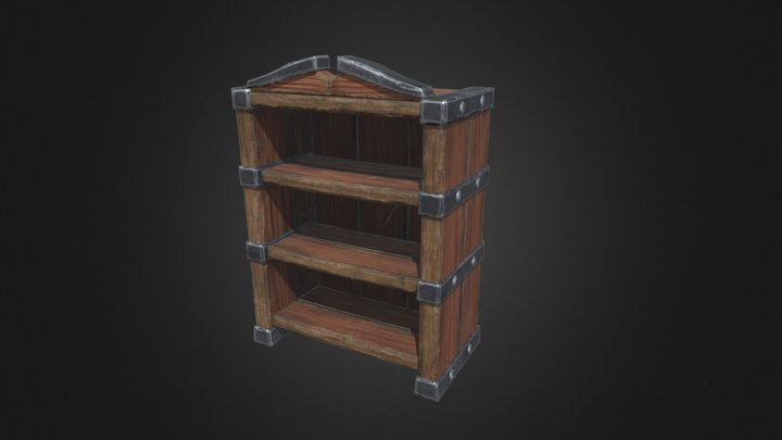 Bookcase 3D Model