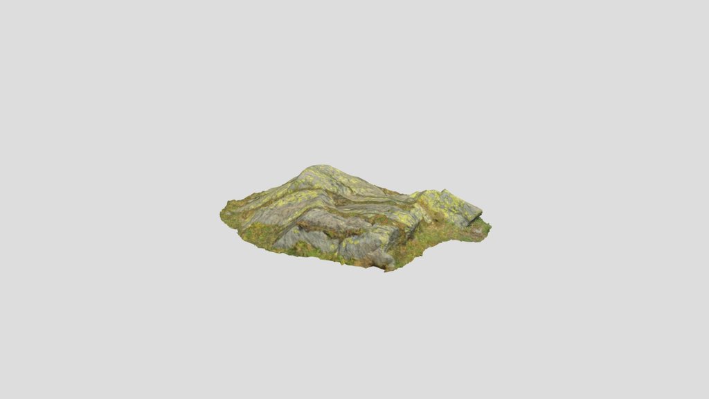 Rock Mounain Grassland Pbr Scan 03