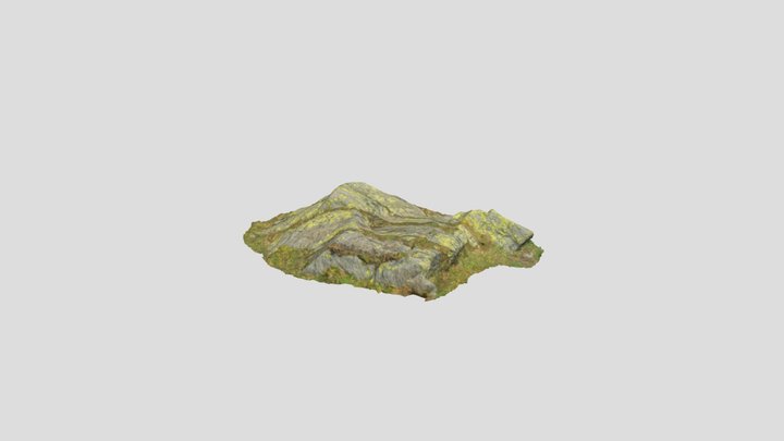 Rock Mounain Grassland Pbr Scan 03 – Modello 3D gratuito STL