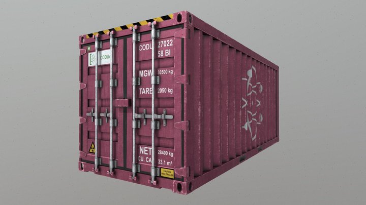 Shipping Container 3D Model