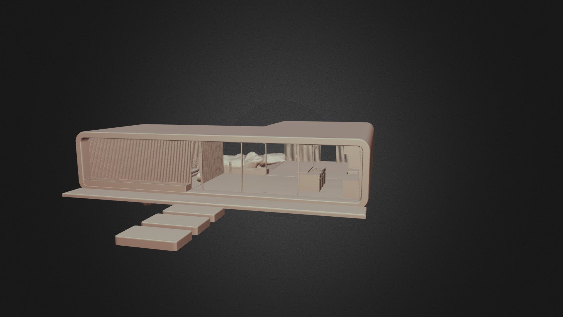 Contemporary Modular Housing Unit / Archiviz - 3D model by artccgarcia ...