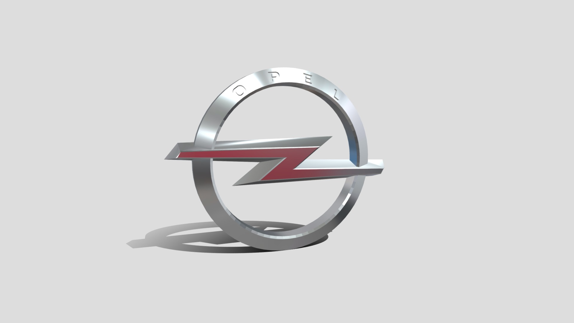 3D model Opel Car Logo - This is a 3D model of the Opel Car Logo. The 3D model is about logo.