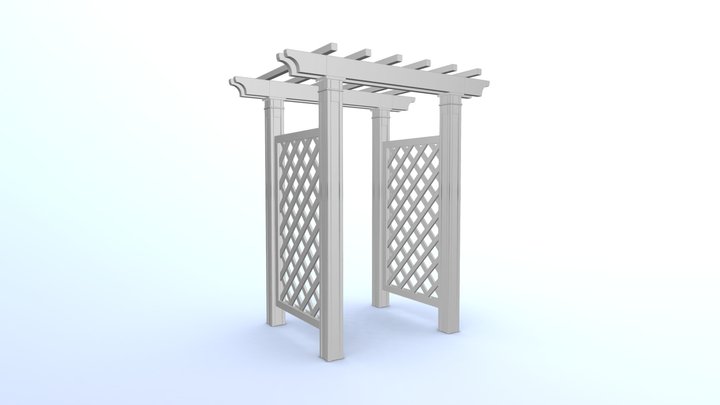 Садовая арка Roseraie Royale П1 3D Model