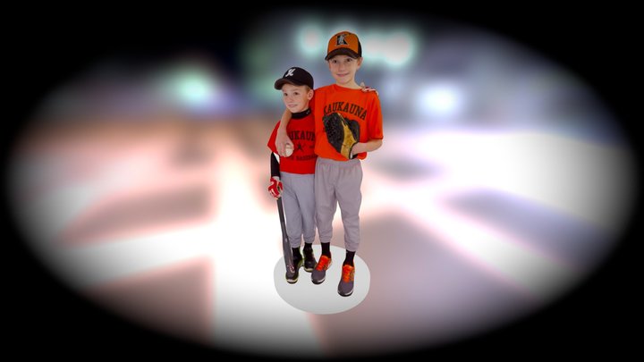 Wills Boys Baseball Side By Side2 3D Model
