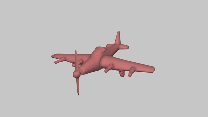 CT4012 - Plane 3D Model