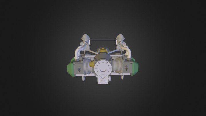 Rotax Engine 3D Model