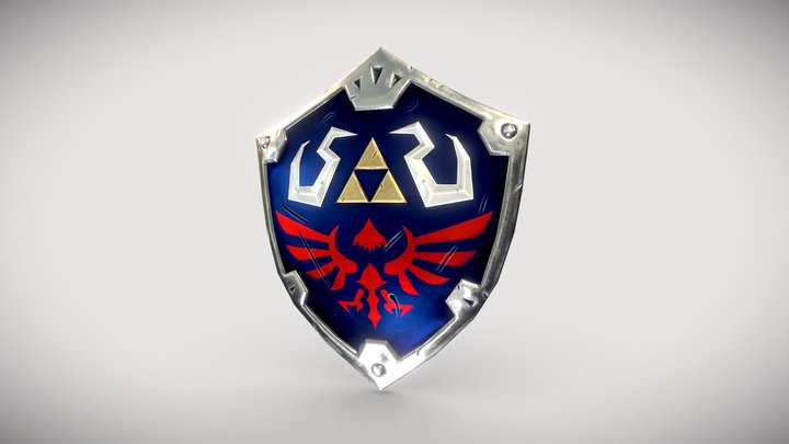 Hylian Shield 3D Model