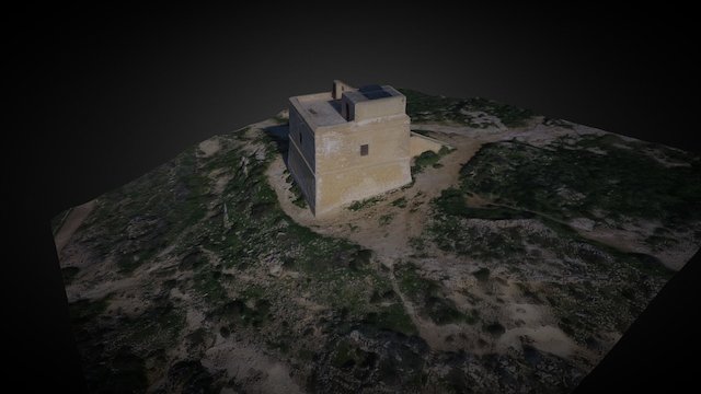 Dwejra Tower Gozo 3D Model