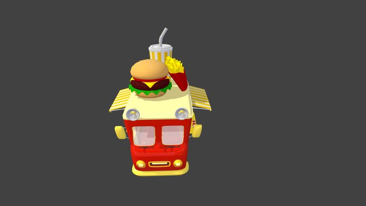BurgerTruck 3D Model