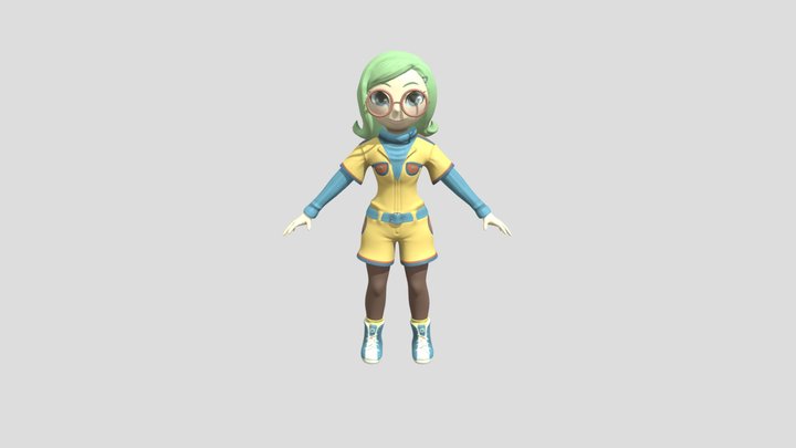 HM:AP Phoebe Running 3D Model