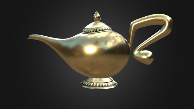 Aladdin's Lamp [SGP] 3D Model