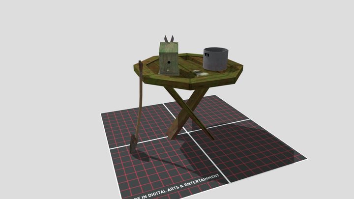 DAE 5 Finished props - Forest loner 3D Model