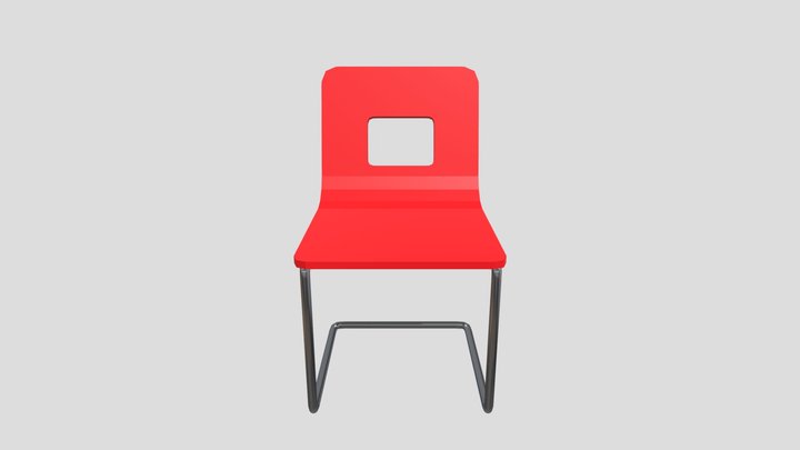Low Poly Chair – Modelo 3D gratuito STL
