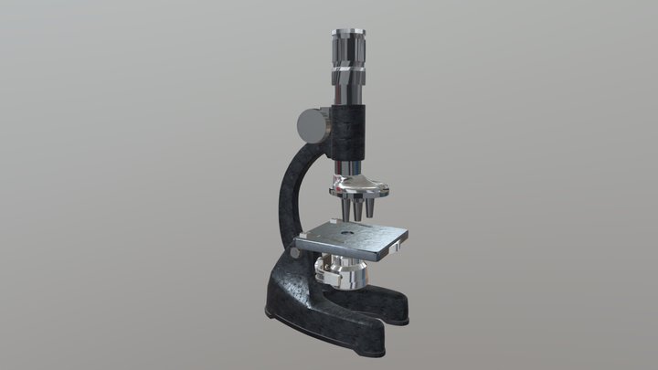 Microscope 3D Model