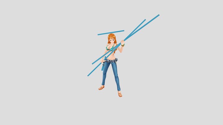 one piece bounty rush nami (2yl) 3D Model