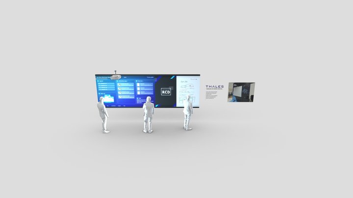 Showroom_HelloBob_2021_Tableau de bord_Thales 3D Model