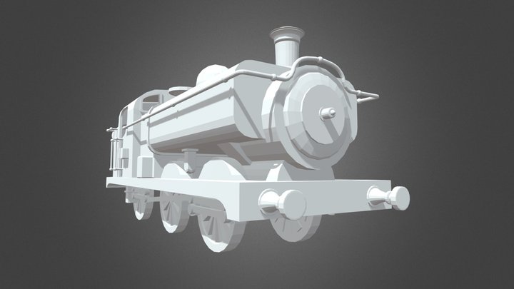 Simple Steam Engine 2 (GWR 5700 Class) 3D Model