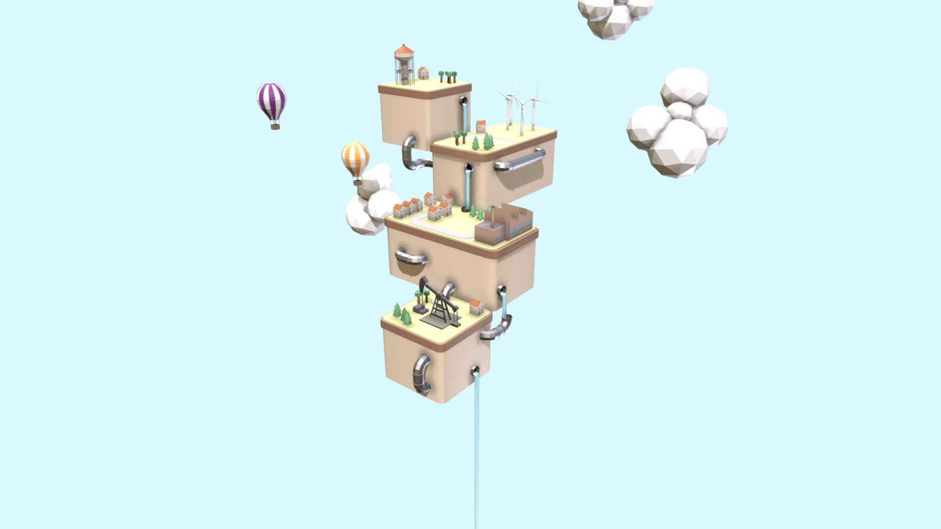 Low Poly Islands