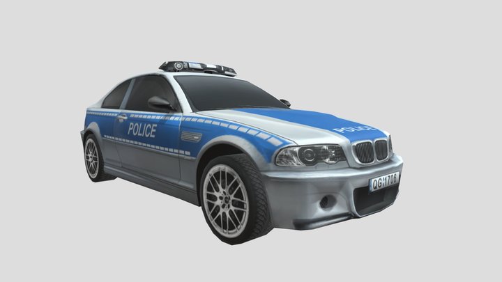 Roblox Police Car 3D Model