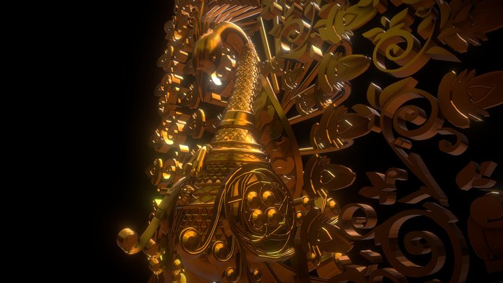 Peacock Model 3D Model