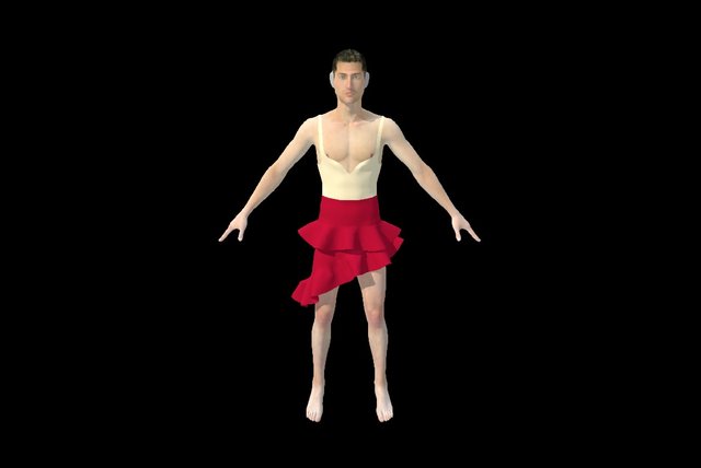 Wardrobe_Male_BaseModel_001 3D Model